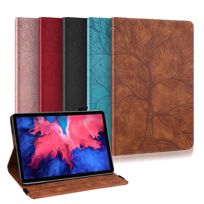 

Искусственная кожа 3D дерево подставка чехол Funda для планшета Huawei Matepad M5 10,8 ''чехол для Huawei Matepad M5 Pro 10,8 CMR-AL09/W09