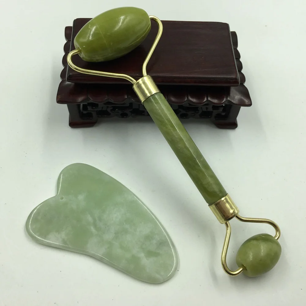 

Massaging Scraping Plate and Ice Roller Set Manual Tool Traditional Facial Scraper Tool