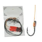 Mustad рыболовные крючки для ловли карпа, японские рыболовные крючки колючие из нержавеющей стали для соленой воды, цветные рыболовные крючки для зимы