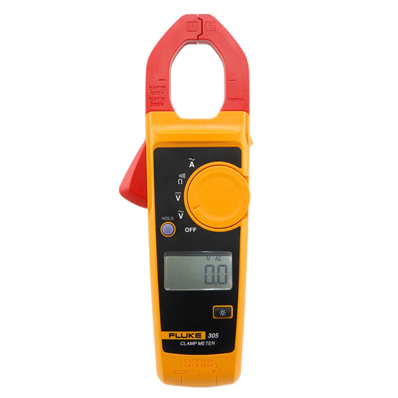 Цифровой клещи Fluke 305 Dmm Электрический амперметр переменного/постоянного тока