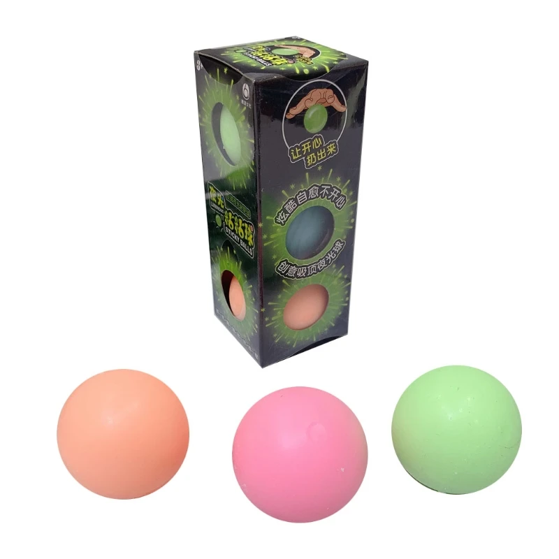 

Squeeze Luminous Ball Decompression Toy Sponge Ball for Men Women ADD Therapy