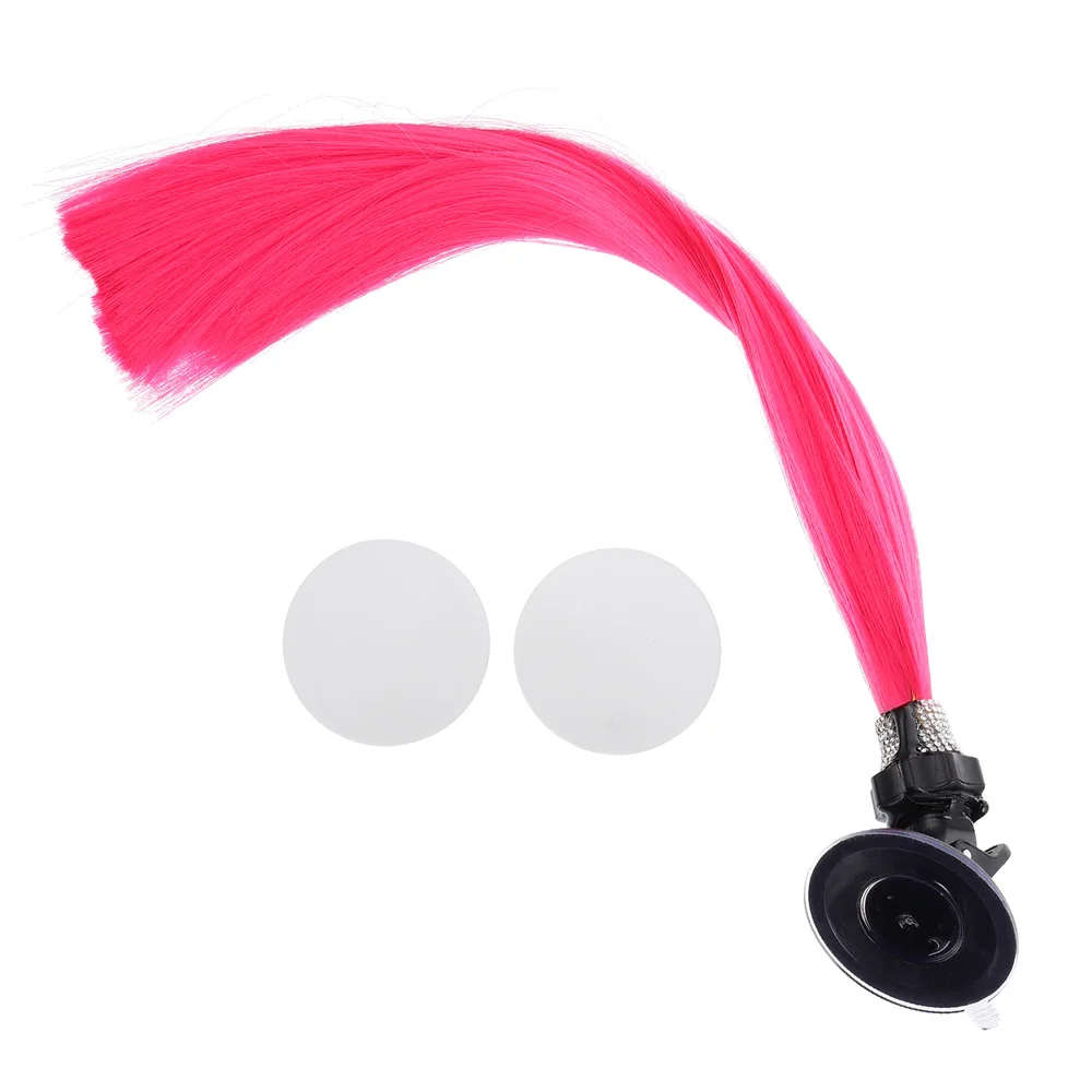 

Helmet Wig Decoration Motorbike Helmet Accessories Detachable Helmet Ornament