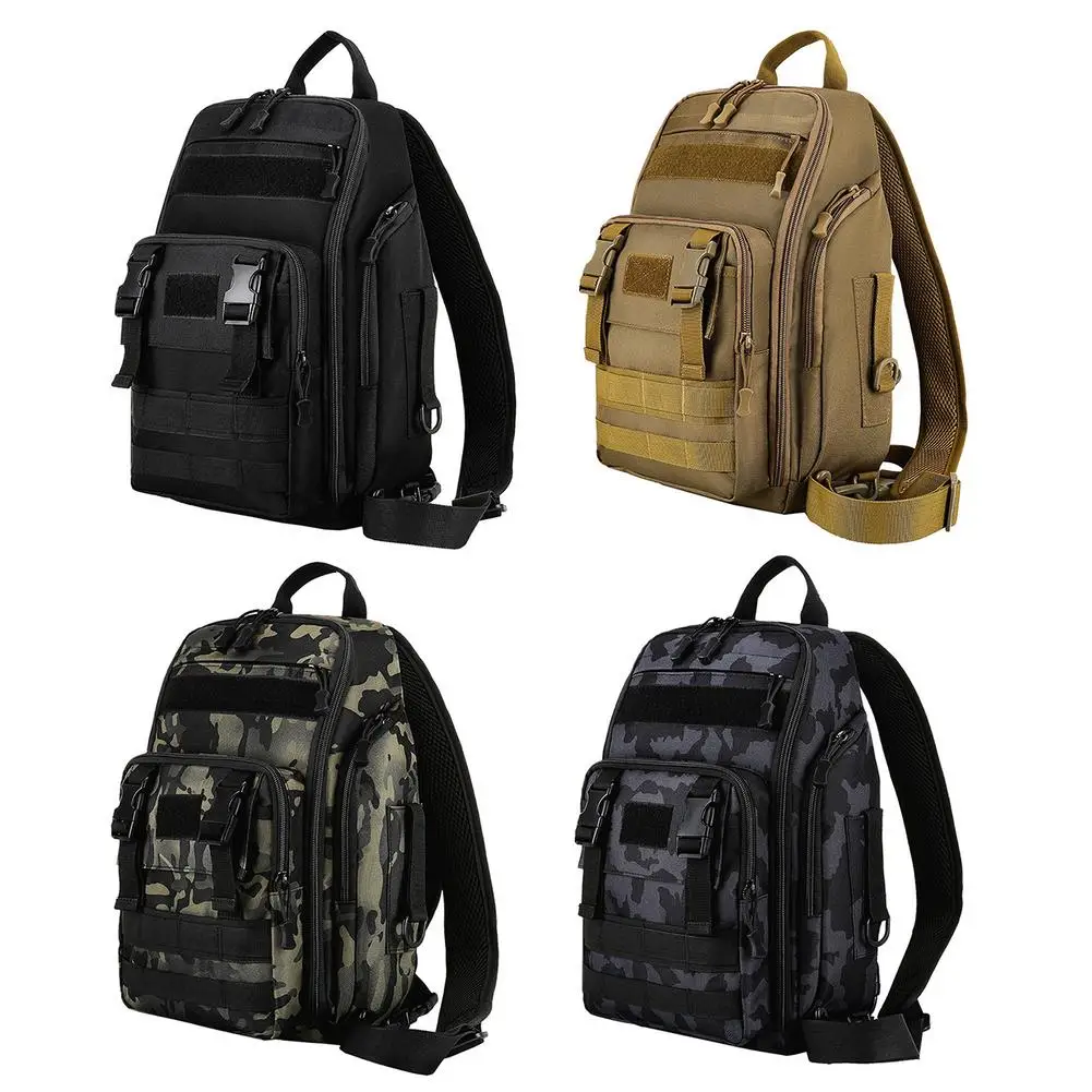 

Вместительный рюкзак для рыболовных снастей, нейлон 600D, водонепроницаемая сумка для хранения рыболовных снастей для рыбалки/путешествий/у...