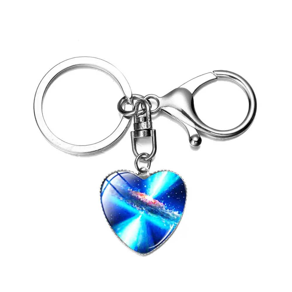 Азиатских модные Туманность стеклянный купол на брелок Млечного Пути планета