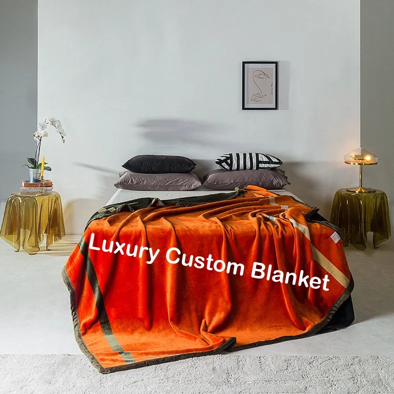 Offerte Coperta Da Tiro Decorativa In Flanella Di Lusso Personalizzata Coperta A Doppia Faccia Spessa Calda E Morbida Coperta Multifunzionale
