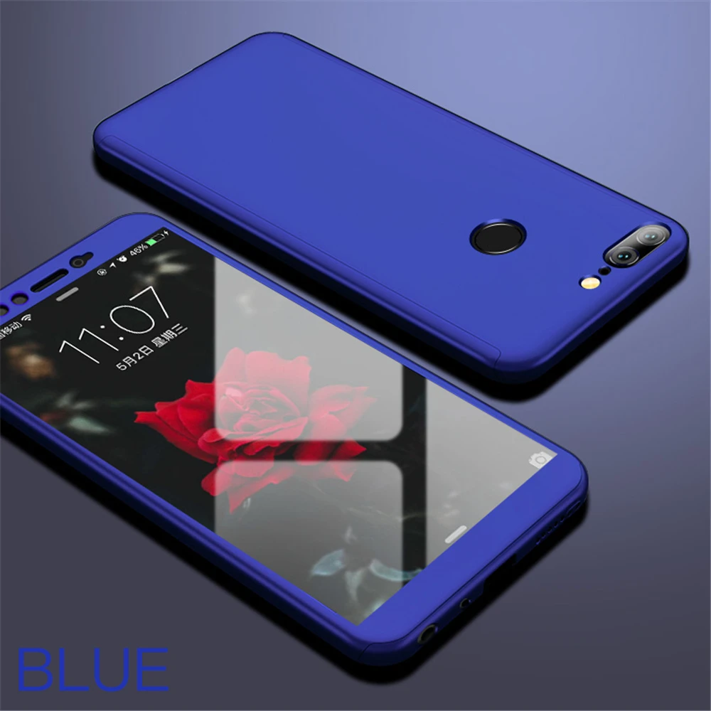 360 полный защитный чехол для huawei Honor 8X9 10 i Lite 8 X 7C VIEW 20 Pro 10i 9X 8A 7 C 20i 7X V9 Play V тонкий жесткий чехол