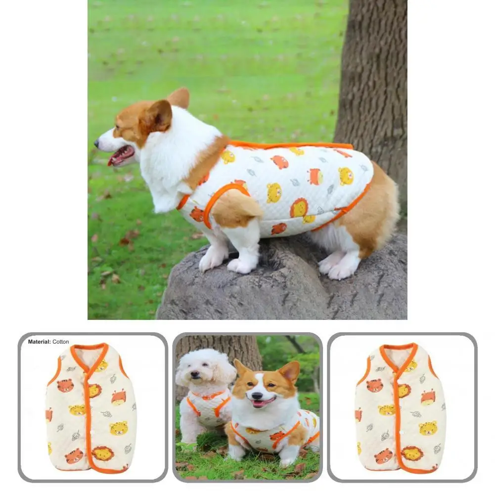 

Sweat Absorption Fine Workmanship Dog Sleeveless Thickened Tops for Winter