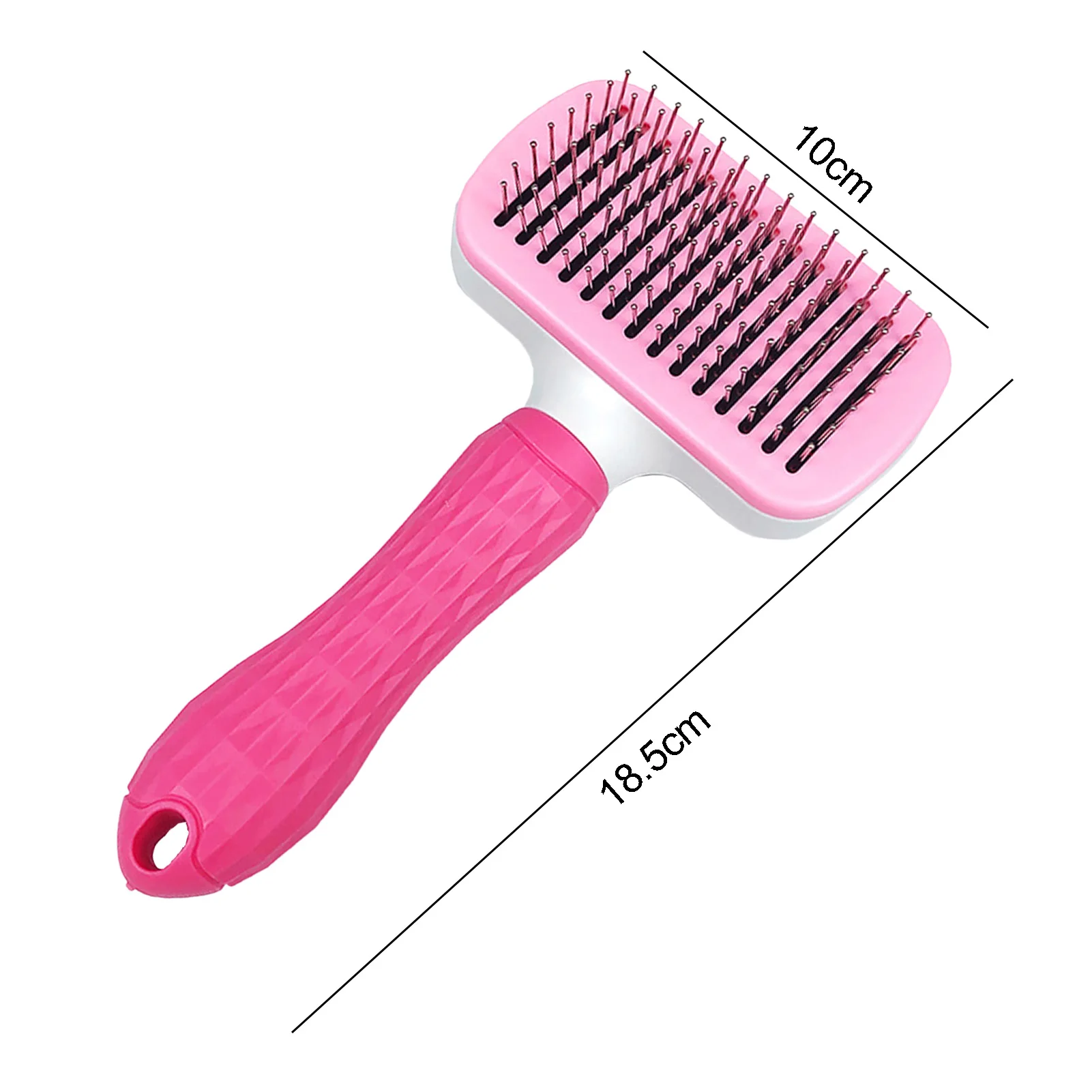 

Pet Dog Round Steel Needle Comb Retractable Cat Hair Removal Brush Hair Removal Knotting Comb Grooming Supplies For Dogs
