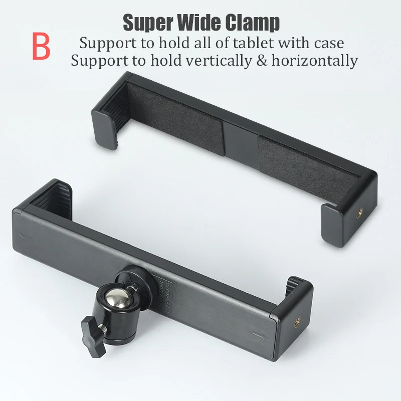 Большой держатель для планшета BFOLLOW с женским разъемом 1/4 дюйма iPad Pro 12 9 11 дюймов