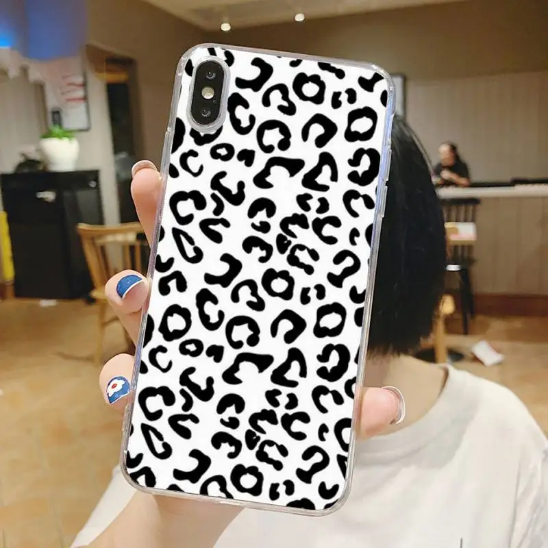 

Black and white Checkered pattern Phone Case Transparent for iPhone 6 7 8 11 12 s mini pro X XS XR MAX Plus
