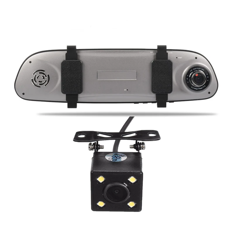 Автомобильный видеорегистратор с сенсорным экраном 5 0 дюйма 1080P Full HD двойной