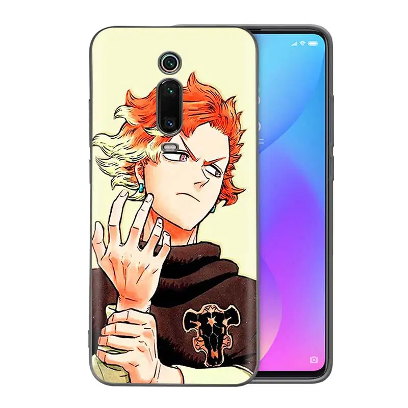 

Manga Anime Black Clover Case for Xiaomi Redmi Note 9S 9 India Prime 8T 8 K20 Pro 7 K30 Ultra 7A 8A 9A 9C Black Phone Coque
