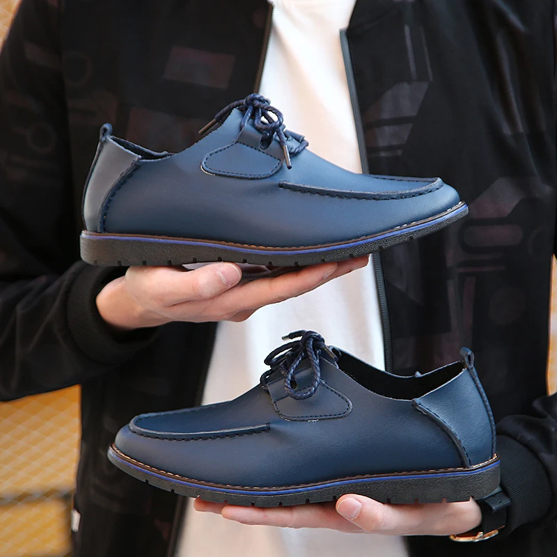 Leather Men Casual Shoes Luxury Brand 2020 Mens Loafers Moccasins Breathable Slip on Male Driving | Обувь