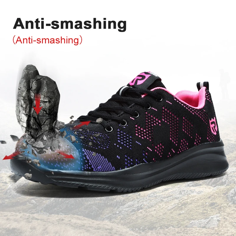 DYKHMILY/Рабочая безопасная обувь со стальным носком для женщин и мужчин