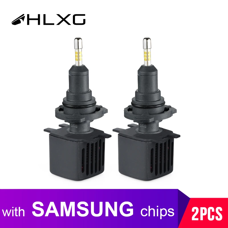 HLXG 2 шт. 4 стороны x3 светодиодный 40 Вт 10000лм HB3 9005 9006/HB4 с SAMSUNG Автомобильные фары