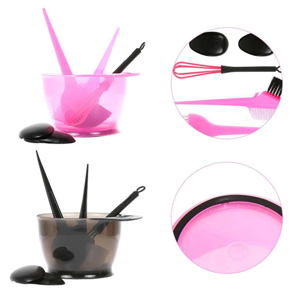 

Hair Coloring Dyeing Kit Color Brush Comb Mixing Bowl Professional Hairdressing Tool Salon Tint Set Drop Shipping