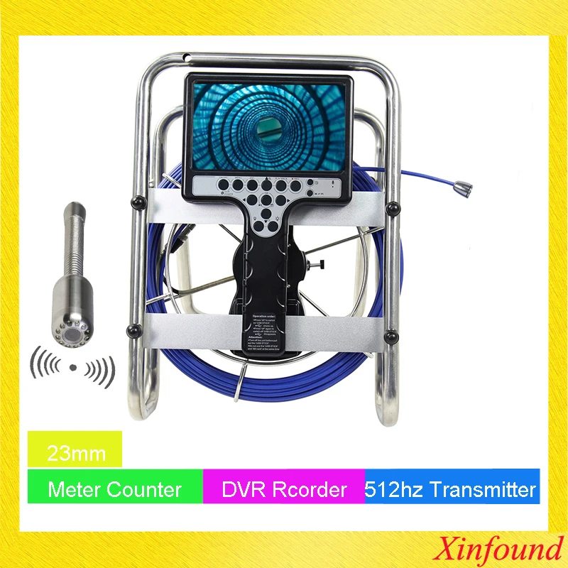 Видеокамера для обследования труб на глубину 30 м промышленный эндоскоп