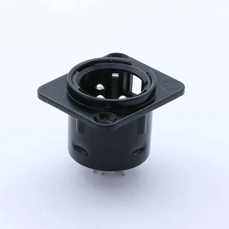 Новое поступление никелированные штырьковые ножки 3PIN XLR панельный адаптер