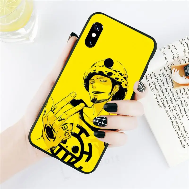 

One Piece Trafalgar Law Logo anime Phone Case For Xiaomi Redmi note 7 8 9 t k30 max3 9 s 10 pro lite