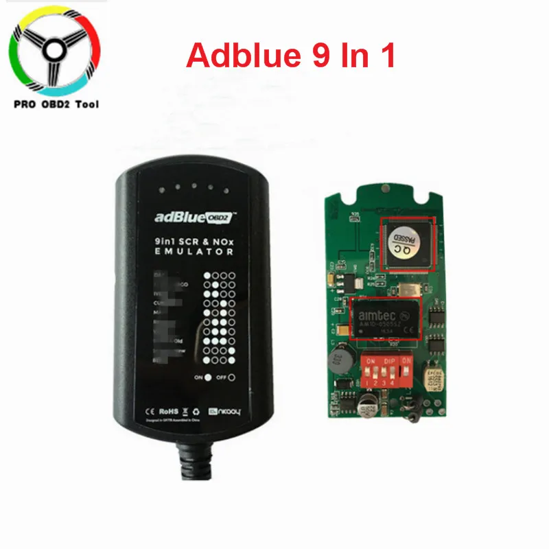 Не нужно какое-либо программное обеспечение Adblue Эмулятор 9 в 1 грузовики эмуляция диагностический инструмент Ad-blue 9в1 для Volvo для грузовиков DAF