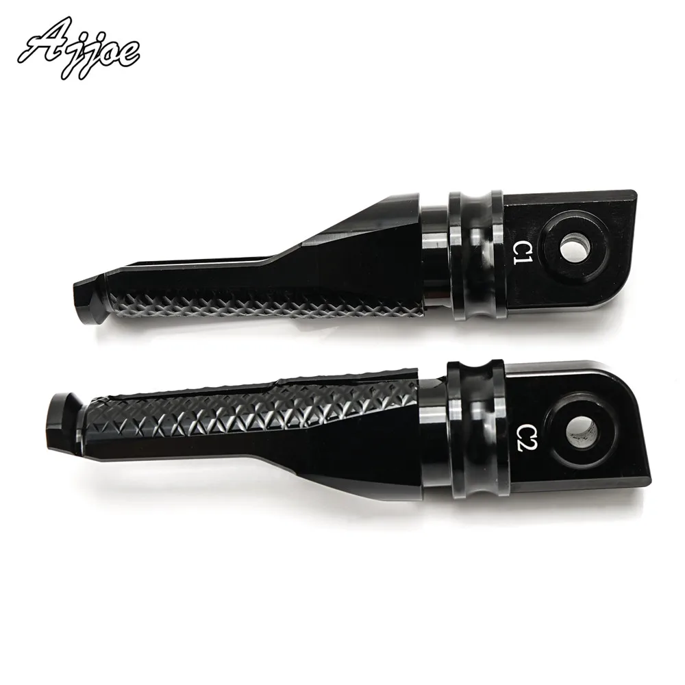 Black Для поездок на мотоцикле Ducati Panigale 1098 1198 1199/1299/959/899 Panigale мотоциклетные Задние подножки пластина подножки - Color: Black