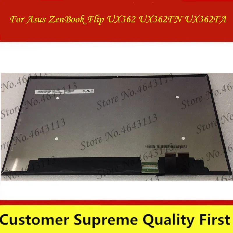 Сменный сенсорный ЖК экран 13 3 дюйма для Asus ZenBook Flip UX362 UX362FA UX362FN|ЖК-экран ноутбуков|