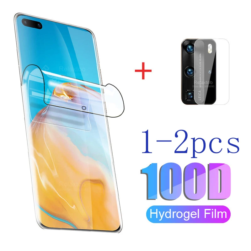 

Гидрогелевая пленка для Huawei P40 lite e 40 Pro plus, защитная пленка на весь экран для Huawei P40pro, 40 Lite e, не стекло, 1-2 шт.