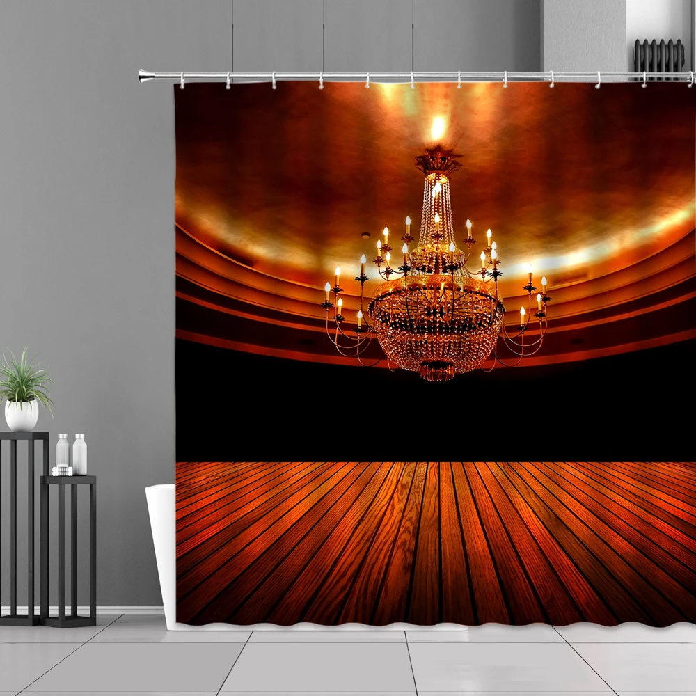 

Modern And Simple Flower Arrangement Exquisite Home Bathroom Curtains Polyester Waterproof Shower Curtain Bath Screens With Hook