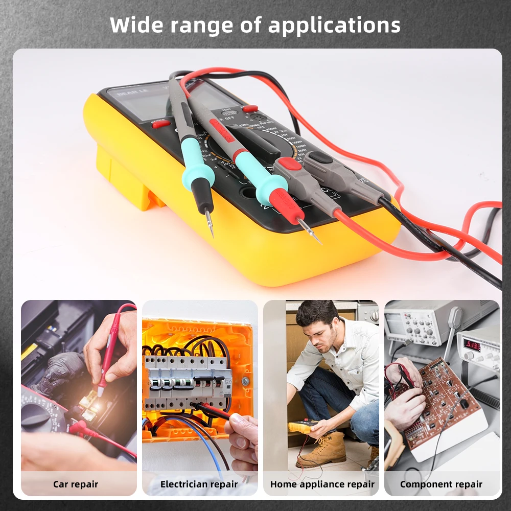 Мультиметр тестер свинцовый зонд стальная игла для цифрового мультиметра