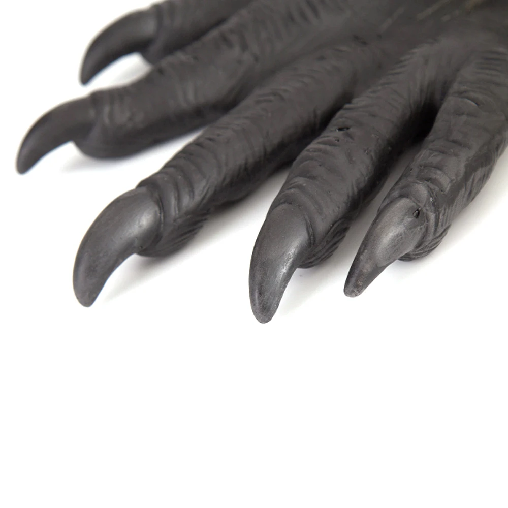 Ужас латексная маска в виде животного волк коготь перчатка платье костюмы