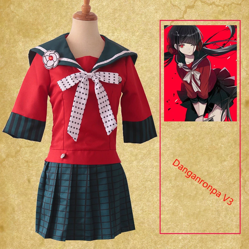 Комплект для косплея Danganronpa V3 набор Danganronpa: Trigger Happy Havoc Harukawa Maki Jk медсестры