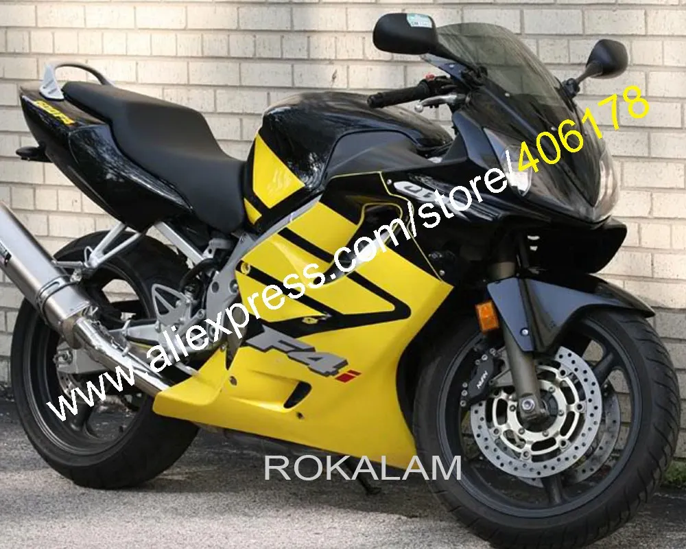 Обтекатель для Honda CBR600 2004 2005 2006 2007 CBR 600 желтый черный 04 05 06 07 F4i Обтекатели (литьё