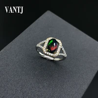 elegant natural black opal rings sterling 925 silver ethiopia colorful gemstone for women wedding engagement gift fine jewelry