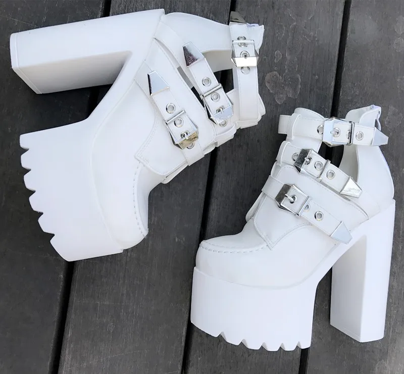 

Женские туфли на очень высоком каблуке, простые туфли на толстой подошве, Новинка осени 2020, обувь British wind