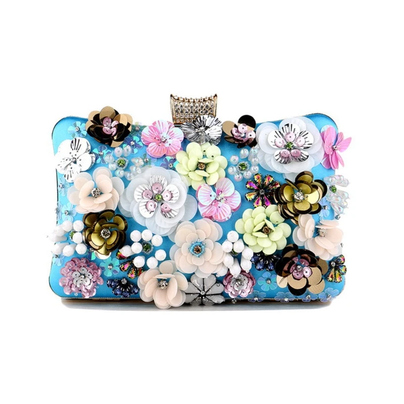 

2021 New Handbags Luxury Fashion Women Bags Designer Flower Decoration Clutches Evening Chain Crossbody Bags Party Fashion