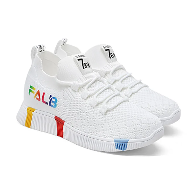 

Maycaur Summer Fashion Lace Up Student Shoes Women Outdoor Running Sneakers Mesh Lightweight Breathable Wear-Resistant Bottom