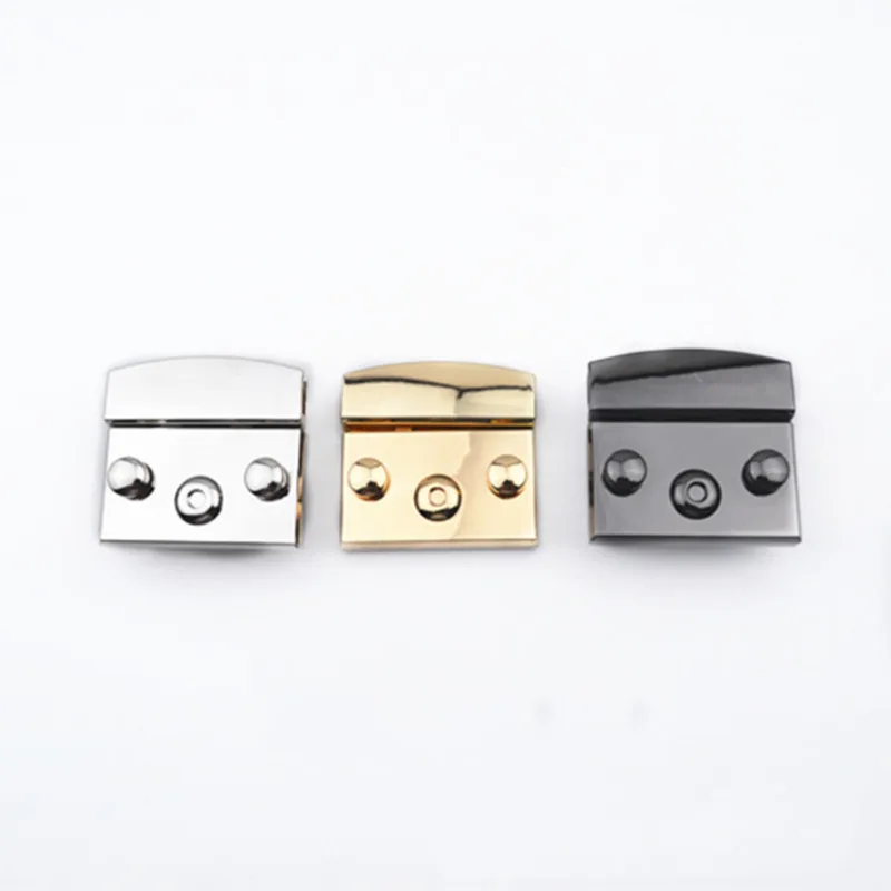 

38.5*50.5mm 3color Making Metal Push Lock Briefcase Square Lock Hardware Accessories For Women Bag Bags accessories