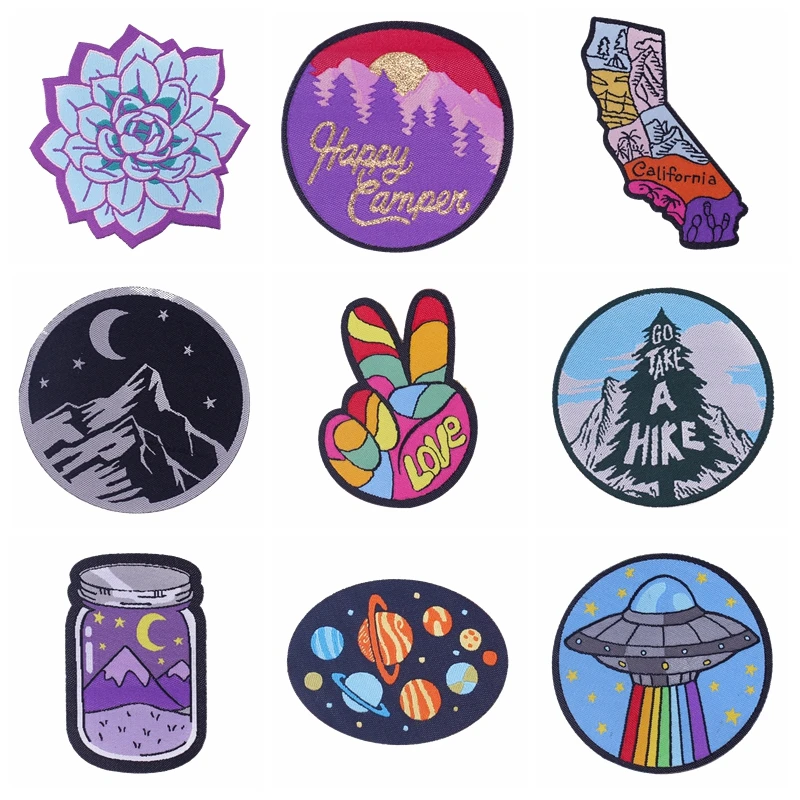 Мультяшные нашивки для одежды искусственная кожа железные на одежде аппликация