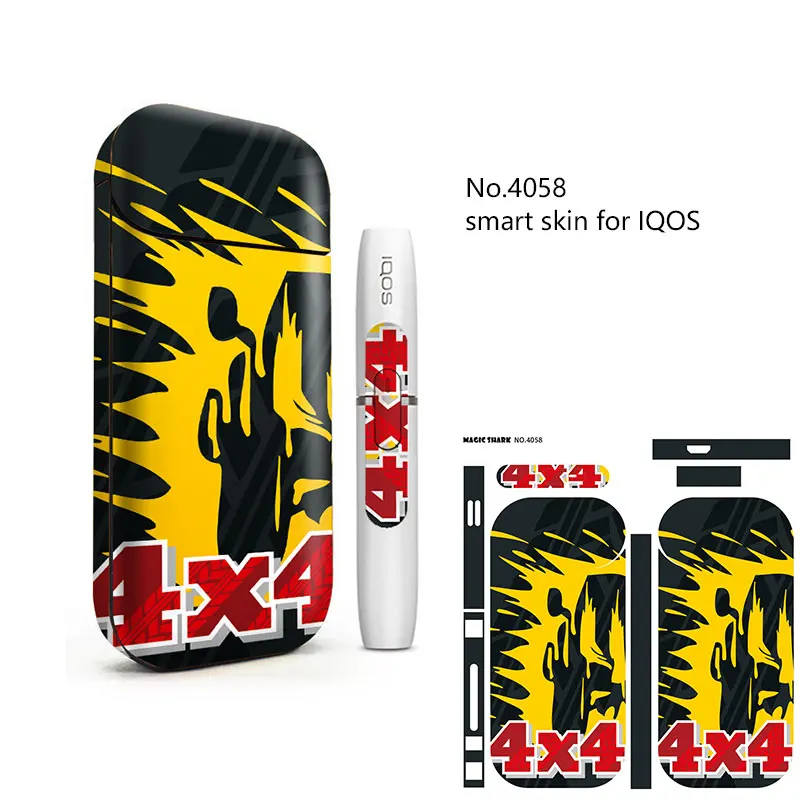 Волшебная Акула 2.5D стерео автомобиль мотоцикл пленка наклейка s для IQOS 2 4 Plus чехол