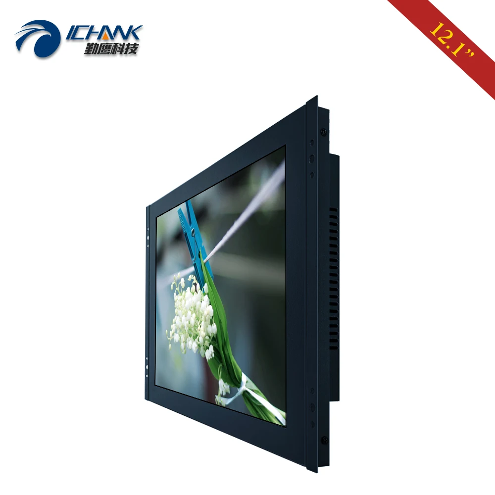 Металлический Чехол ZK120TN 592/12 1 дюйма 1024x768 HDMI с открытой рамкой ЖК экран для ПК и