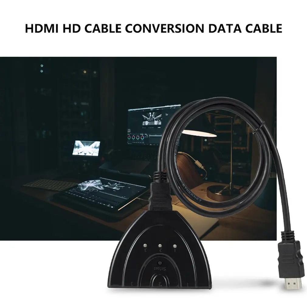 HDMI коммутатор GANA 3 порта 4K 3x1 переключатель сплиттер с косичкой кабель Sup порт s Full
