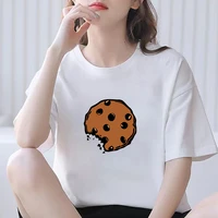 delicious cookies t shirts summer cute printed tops tees female t shirt short sleeve white tshirt for lady casual tops