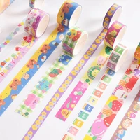 5rolls kawaii washi tape set scrapbooking korean stationery ribbons stickers 2m washitape decorative adhesive masking tape