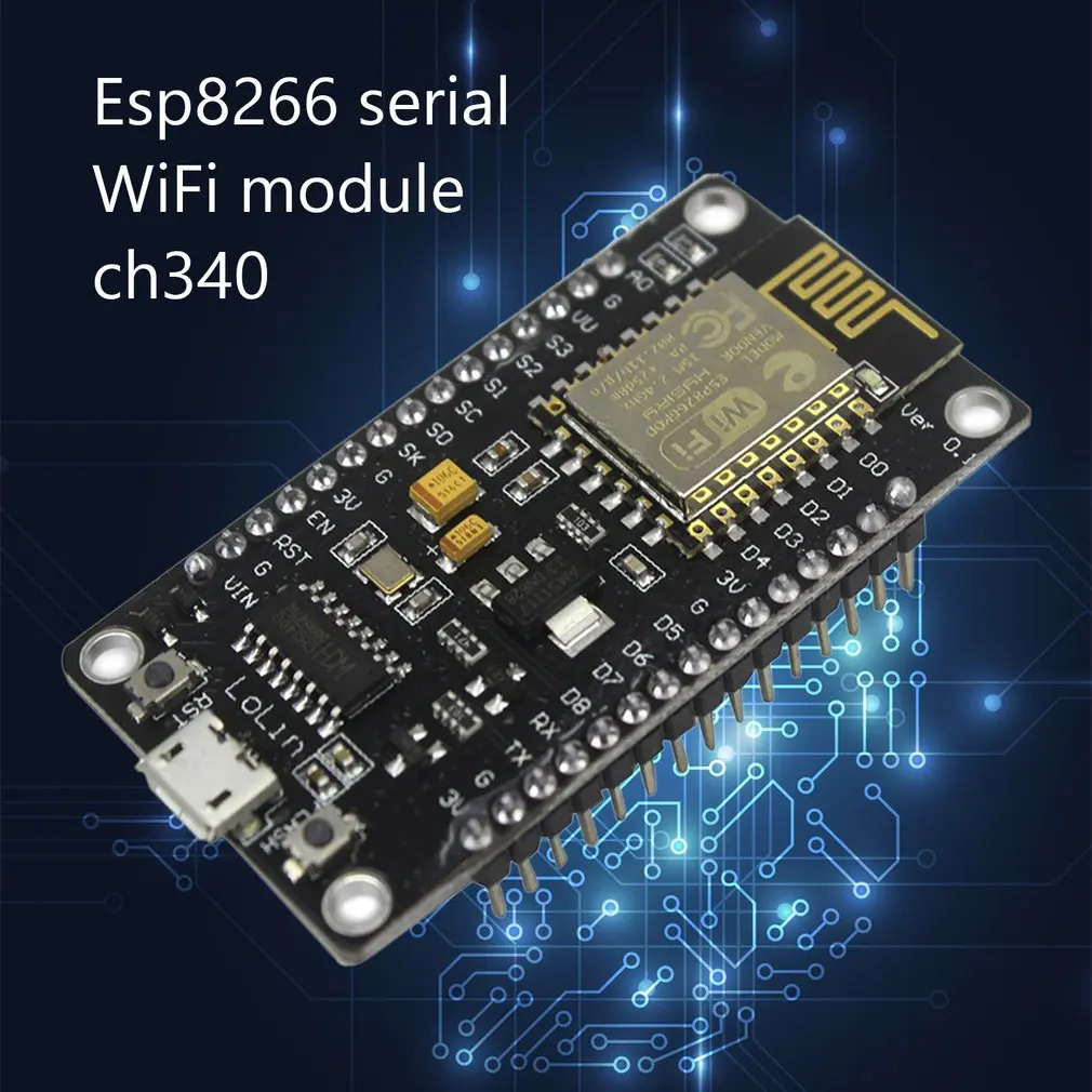 Макетная плата ESP8266 V3 Lua CH340 Wifi профессиональная интеллектуальная электронная