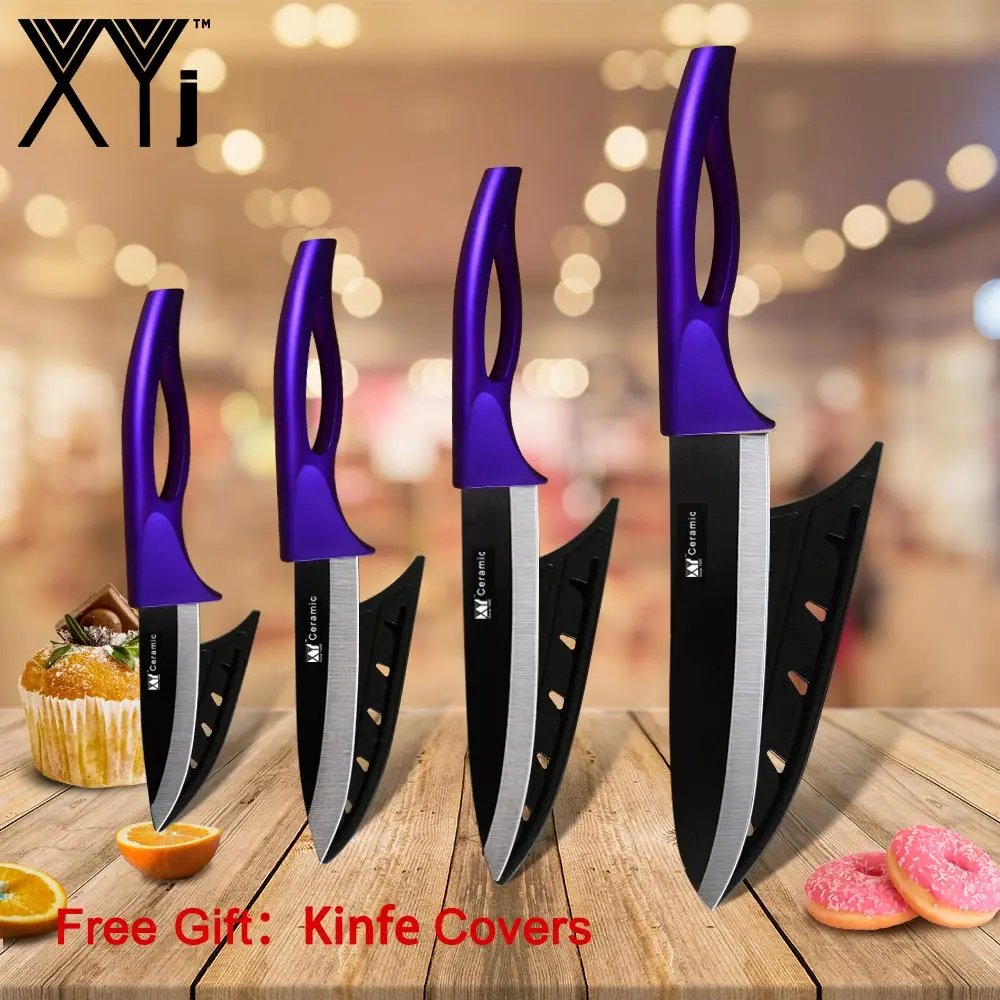 XYj высококачественный кухонный керамический нож набор кухонных инструментов с