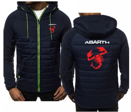 

NEW for Abarth Car Logo Print Sweatshirt Spring Autumn Men Hoodie Jacket Fashion Casual zipper Hoody Male Tops Clothing Z26