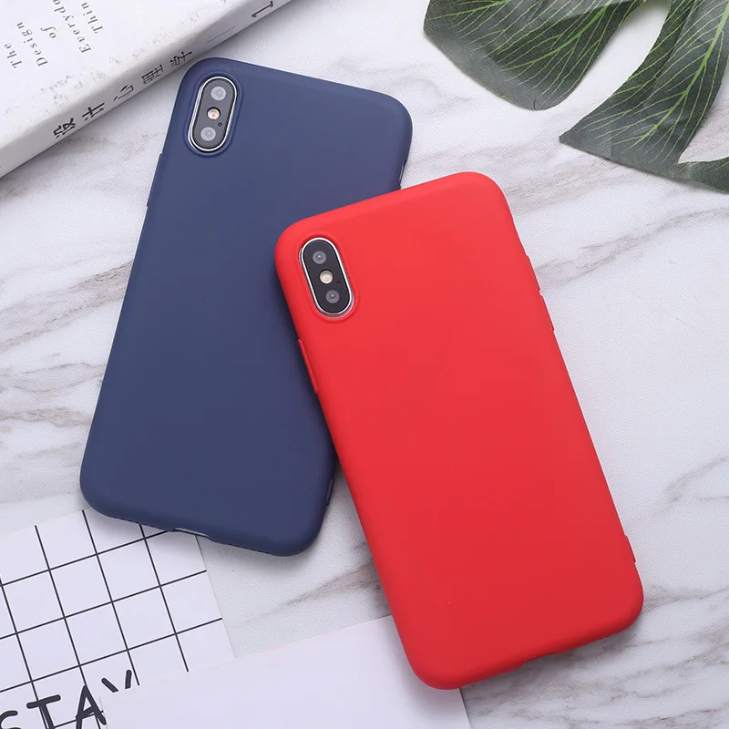 Мягкий силиконовый чехол для телефона ярких цветов iPhone 6S Plus 6 7 8 5 5S SE 11 XS MAX XR