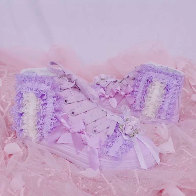 

Новинка весна-лето 2021, красивые парусиновые туфли ручной работы для студентов, свежая светло-голубая женская обувь на шнуровке в стиле "Лоли...