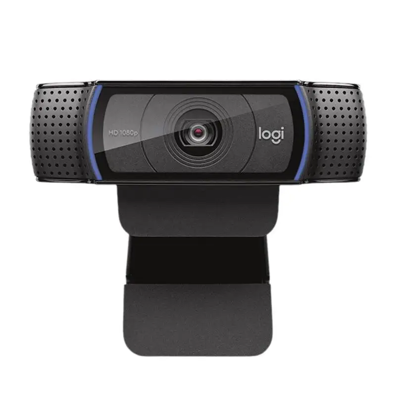 Лидер продаж веб-Камера однотонные Цвет logitech C920 Широкоэкранный Автофокус HD 1080P Встроенный микрофон вебкамера с usb-разъемом для компьютера