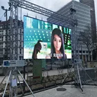 Светодиодная матричная настенная панель, размер 500x50 мм, P4.81, наружная, водонепроницаемая, для аренды, светодиодный дисплей, полноцветный, высокая яркость, СВЕТОДИОДНЫЙ знак